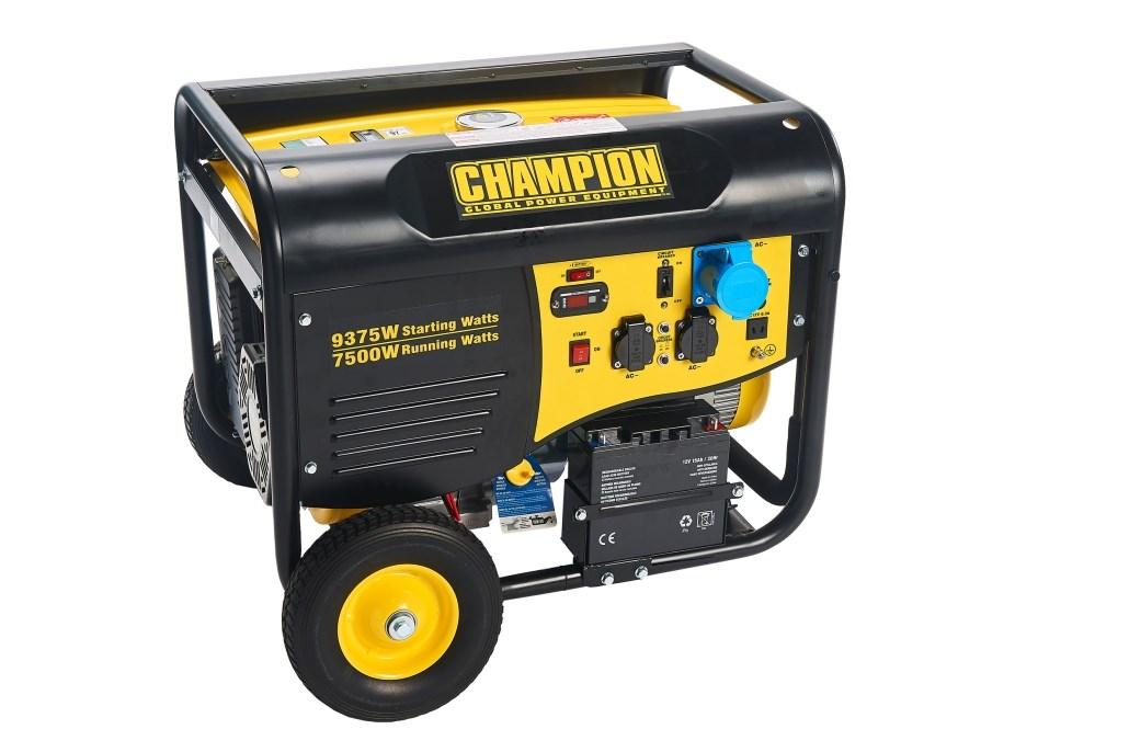 Champion 8 kw bensin strømaggregat